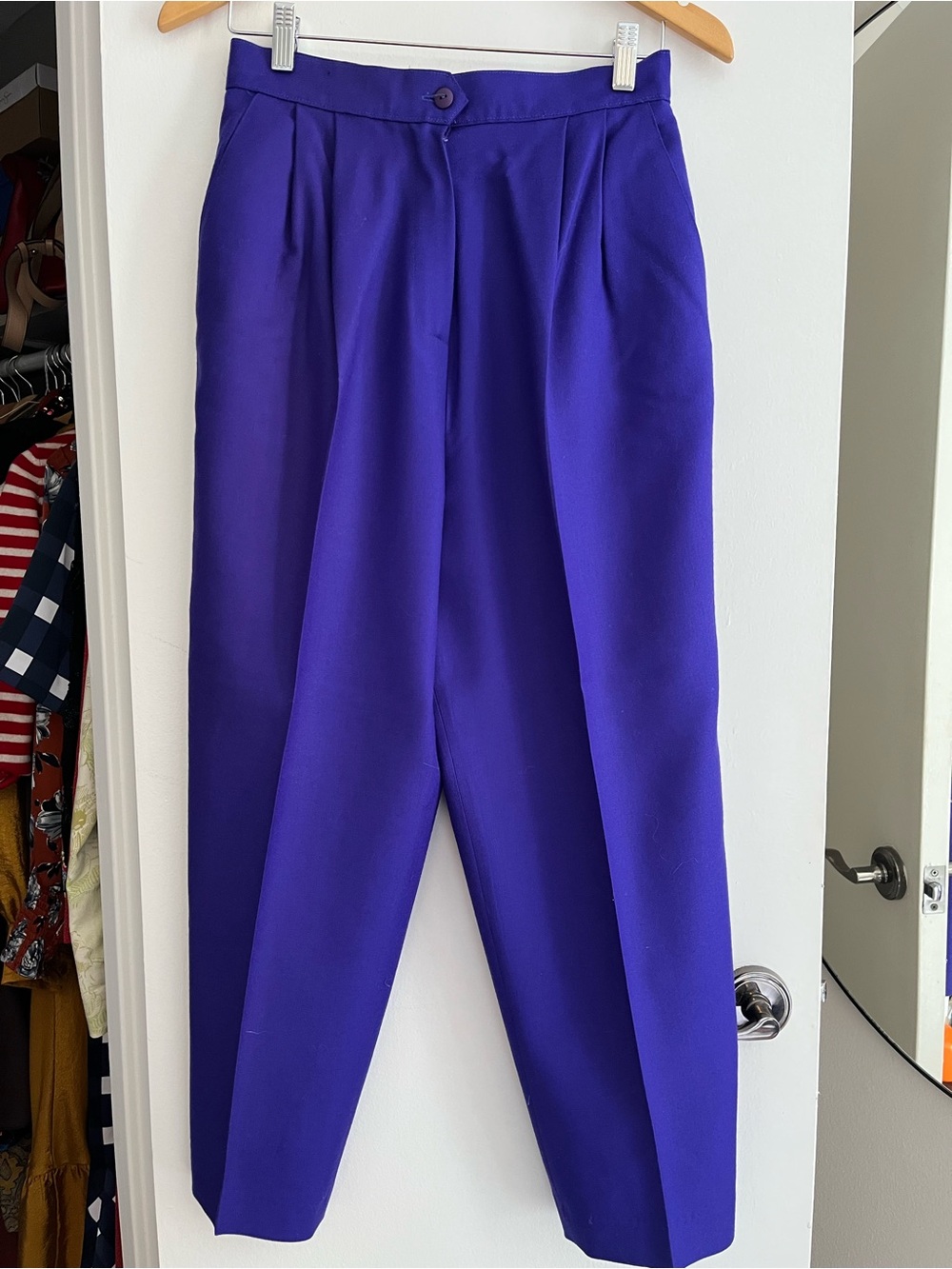 Vintage deadstock Purple Trousers